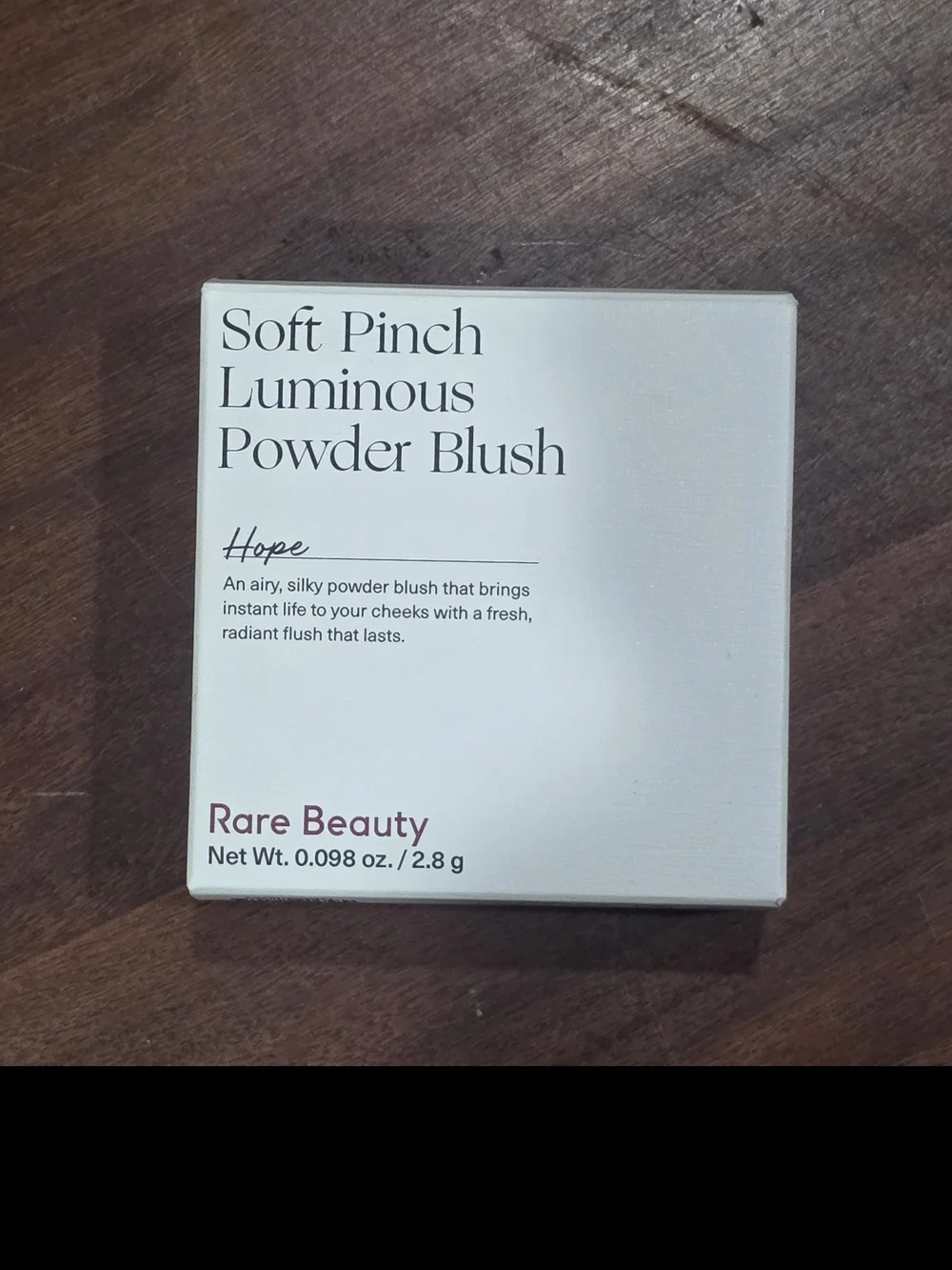 Rare Beauty Soft Pinch Luminous Powder Blush - Hope (soft pink packaging text)